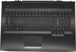 HP Omen 17T-AN100, 17-AN1 gyári új fekete-fehér US angol háttér-világításos billentyűzet modul touchpaddal (230W, nagy Center-Pin DC nyílás) (L14992-001)