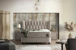ABC Bedding Relax kárpitozott ágyneműtartós ágy matraccal (ágykeret+matrac) 140x200