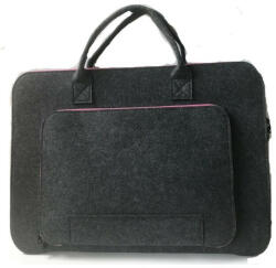  Ekodoki noteboo/laptop 14" laptop táska, újra hasznosított anyagokból (filc), sötét barna színű (B00DUGZFLK)