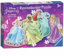 Ravensburger Disney Hercegnők 4 nagy alakú kirakós/puzzle