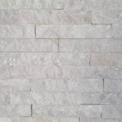 Természetes kőpanel IWS002 fehér-szürke, 10x36 cm