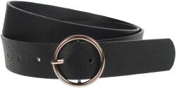 CK LEATHER Curea dama, casual-eleganta, din piele ecologica, latime 3 cm, negru - CRD001N