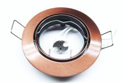 V-TAC 779 beépíthető billenthető kerek öntvény lámpatest GU5.3 foglalattal (bronz) (vt 779rd bil br gu53)