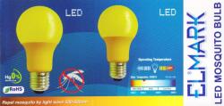 ELMARK 8W opál szúnyogriasztós LED izzó E27 (sárgás) (el 99led8m)