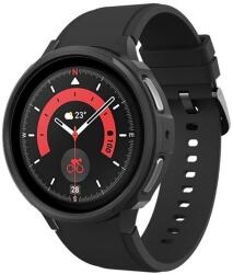 SPIGEN LIQUID AIR szilikon óra keret (közepesen ütésálló) FEKETE Samsung Galaxy Watch 5 Pro eSIM 45 mm (SM-R925), Samsung Galaxy Watch 5 Pro 45 mm (SM-R920) (ACS05185)