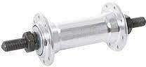 QUANDO KT-A16F, 36H, ALLOY, CP. CAP NUT, 3/8*100*140mm, with safety washers, "VELOTEC" LOGO, NATURAL (FH0141)