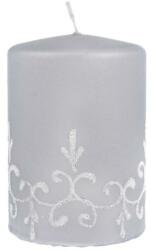 ARTMAN Lumânare decorativă Tiffany, 7x10 cm, argintie - Artman Tiffany Candle