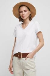 Medicine t-shirt női, fehér - fehér M - answear - 4 990 Ft