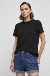 Medicine t-shirt női, fekete - fekete S - answear - 4 690 Ft