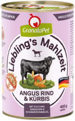 GranataPet 6x400g Granatapet Liebling's Mahlzeit Angus marha & tök nedves kutyatáp