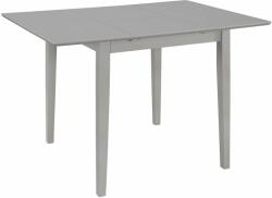 vidaXL szürke kihúzható MDF étkezőasztal (80-120)x80x74 cm (247627) - pepita
