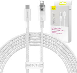 Baseus Fast Charging USB-C to Lightning Explorer Series 2m, 20W (white) (31841) - pcone