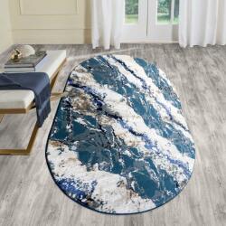 Nílus Santorini 7125 (Cream-Navy) ovális szőnyeg 160x230cm Kék-Krém (em-Athena7125crenavy-160xoval)