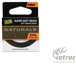 FOX Naturals Super Soft Sinking Braid Hooklength 20 méter 25 lb - Fox Süllyedő Lágy Előkezsinór (CAC827)