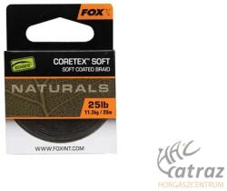 FOX Coretex Soft Naturals Soft Coated Braid 20 méter 25 lb - Fox Lágy Bevonatos Fonott Előkezsinór (CAC813)