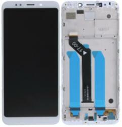  560410024033 Gyári Xiaomi Redmi 5 Plus fehér LCD kijelző érintővel kerettel előlap (560410024033)