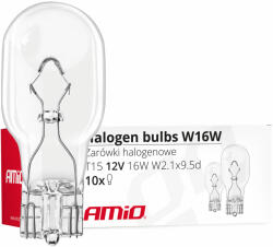 AMiO Set 10 becuri cu halogen W16W, T15, 16W, W2.1x9.5d, 12V FAVLine Selection