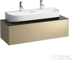 Laufen Sonar 117, 5x45, 5x34 cm-es 1 fiókos alsószekrény H816347 mosdóhoz, Gold&Nero Marquina H4054610341401 (H4054610341401)