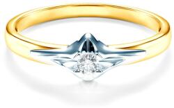 SAVICKI eljegyzési gyűrű: kétszínű arany és gyémánt - savicki - 200 165 Ft
