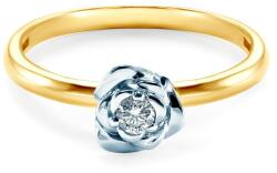 SAVICKI eljegyzési gyűrű: kétszínű arany és gyémánt - savicki - 218 375 Ft