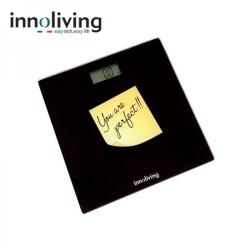  Cantar corporal Innoliving INN-119B, 180 kg, Platforma sticla, Negru Cantar baie