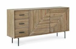 Bizzotto Comoda lemn mango 3 sertare 2 usi Darsey 160x40x83.2 cm (0746872) Comoda