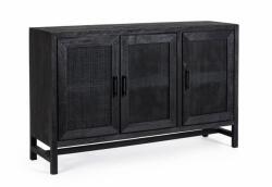 Bizzotto Comoda 3 usi lemn mango gri antracit Weston 125x35x80 cm (0747012) Comoda
