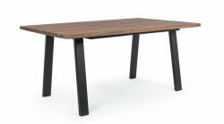 Bizzotto Masa otel gri antracit lemn maro Oslo 160x90x76 cm (0806908)