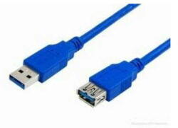 MediaRange Cablu Date MediaRange USB 3.0 A->A St/Bu 3m Albastru (MRCS145)
