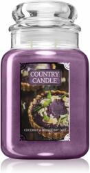 The Country Candle Company Coconut & Blueberry Tart lumânare parfumată 680 g