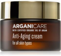 Arganicare Anti-Aging crema protectoare impotriva imbatranirii pielii pentru toate tipurile de ten 50 ml