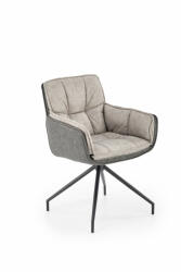Halmar K523 szék, szürke/fekete - smartbutor