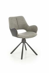 Halmar K494 szék, szürke/fekete - smartbutor