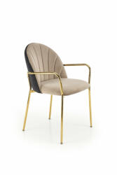 Halmar K500 szék, bézs / fekete - smartbutor