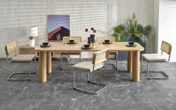 Halmar ELEFANTE RECTANGLE bővíthető asztal, natúr tölgy - smartbutor