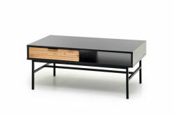 Halmar MURANO LAW-1 dohányzóasztal, színe: kézműves tölgy/fekete - smartbutor