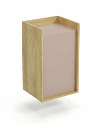 Halmar MOBIUS szekrény 1D szín: hikora tölgy/rózsaszín - smartbutor