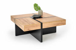 Halmar SEVILLA asztal, kézműves tölgy / fekete