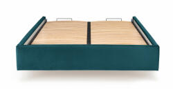 Halmar MODULO ágy 160, sötétzöld Monolith 37 - smartbutor
