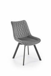 Halmar K520 szék, fekete/sötétszürke - smartbutor