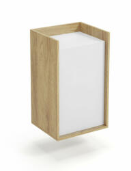 Halmar MOBIUS szekrény 1D szín: hikora tölgy/fehér - smartbutor