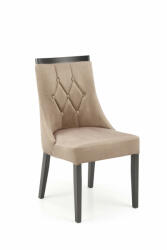 Halmar ROYAL szék, fekete / bézs Monolith 09 - smartbutor