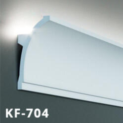 Elite Decor Tesori Poliuretán rejtett világítás díszléc (KF-704) ütésálló (KF-704)