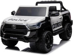 AMR TOYS Masinuta electrica SUV Toyota Hilux POLICE, 12V, 4x4, roti cauciuc EVA (TOYOTA HILUX POLICE)