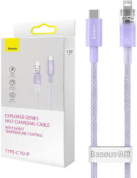 Baseus Fast Charging USB-C to Lightning Explorer Series 2m, 20W (purple) (31908) - pcone