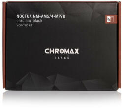 Noctua NM-AM5/4-MP78 chromax black Mounting Kit - AM5/AM4(NM-AM5/4-MP78 CH. BK)