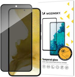Wozinsky Folie de protectie Ecran Privacy WZK AntiSpy pentru Samsung Galaxy S22 5G S901, Sticla Securizata, Full Glue (fol/ec/pr/wzk/an/sgs/st/fu) - pcone