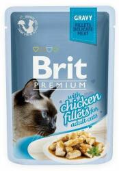 Brit Premium Adult chicken fillets in gravy 12x85 g