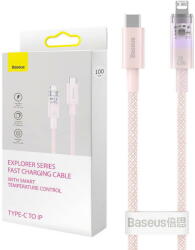 Baseus Fast Charging USB-C to Lightning Explorer Series 1m, 20W (pink) (31907) - pcone