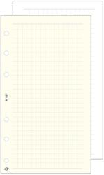 SATURNUS Gyűrűs kalendárium betét SATURNUS L327/F négyzethálós jegyzetlap fehér lapos - rovidaruhaz